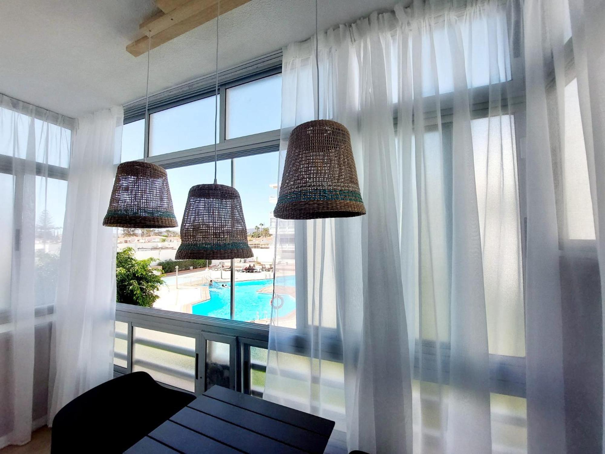 Apartamento Centrico Con Playa Y Piscina ปลายา เดล อิงเกลส ภายนอก รูปภาพ